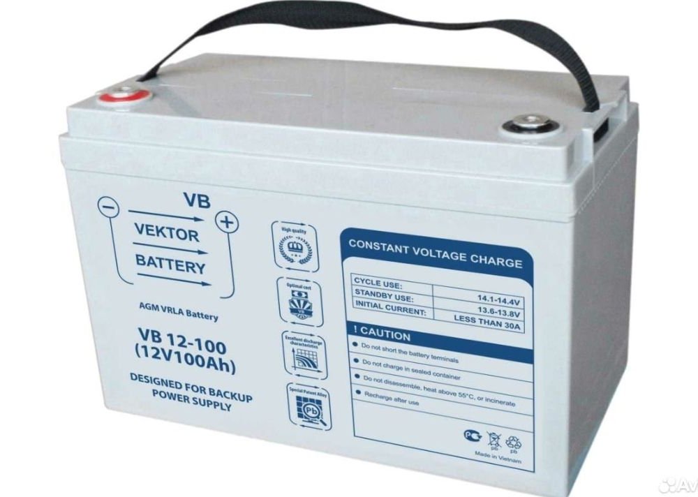 Аккумуляторная батарея vektor energy VB 12-100